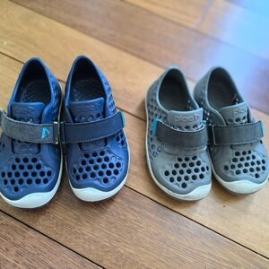 PLAE Kids Dark Blue Water Shoes Plae Mimo Crown Blue Water Shoes/Sandals, size 9